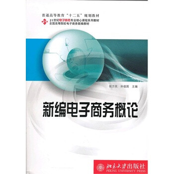新编电子商务概论 张万民 等 北京大学出版社【