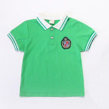 园班服六一儿童运动服小学生校服夏装短袖t恤 18011绿色男生单件上衣