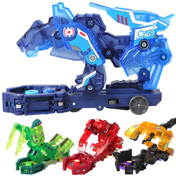 奥迪双钻机甲兽神爆裂飞车儿童玩具疾速飞车变