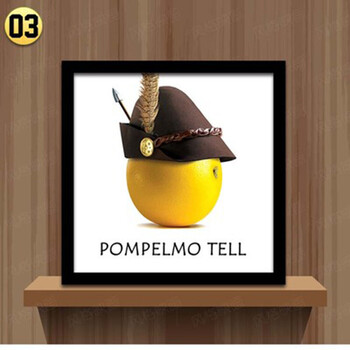 创意现代墙画水果餐厅装饰画 现代个性挂画蔬