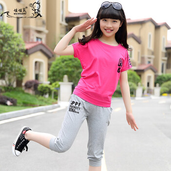 套装13大童女装夏装14中学生女孩子短袖短裤服装12-15岁夏季16青少年