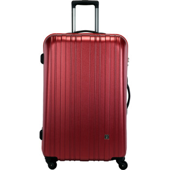 瑞世（SUISSEWIN） 拉杆箱 静音万向轮行李箱 时尚典雅托运箱旅行箱 SN1251I 24英寸 迷幻红