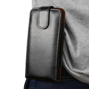2018新品 男士手机包穿皮带腰包带腰带真牛皮手机腰包穿挂皮带4.