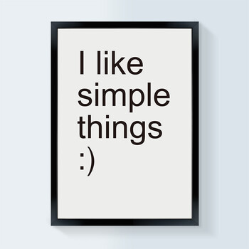 箴言 现代简约小清新英文励志挂画客厅沙发背