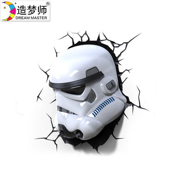 造梦师星球大战暴风骑兵StromTrooper 面具3D装饰灯壁灯创意个性