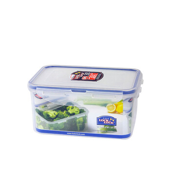 
                                        乐扣乐扣保鲜盒 塑料收纳盒 微波饭盒 冰箱密封盒 1.1L HPL815D                
