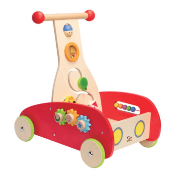 德国hape儿童玩具1-2岁新奇学步车推车E0370