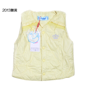 <em>北极绒</em> 儿童<em>马甲男童</em>女童棉服蚕丝棉休闲背心