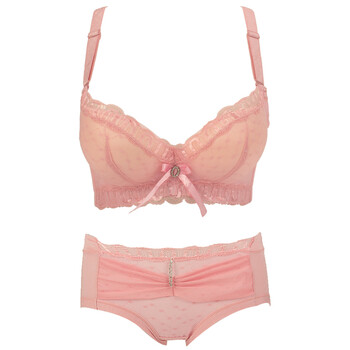 戴祺蕾丝深v性感内衣<em>小胸</em>聚拢厚女士<em>胸罩</em> 调整