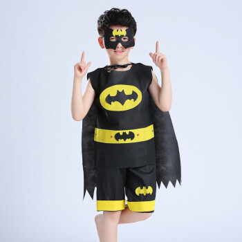 六一环保服装儿童时装秀手工制作蝙蝠侠创意幼儿园舞台走秀演出服