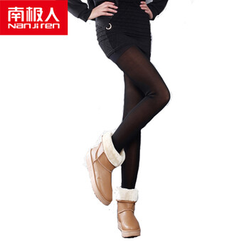 
                                        LOVEBBF 韩版女士修身打底裤 弹力紧身  假两件小脚裤 DK-75-黑色                