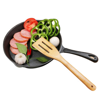 QULENO铸铁锅 生铁煎锅 条纹平底锅 煎牛排盘