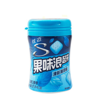 炫迈 Stride 果味浪起来口香糖清新薄荷味37.8g（新老包装随机发货）