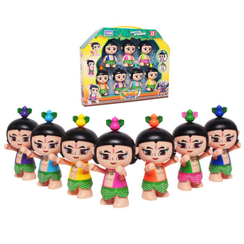 金刚葫芦娃玩具 卡通公仔动漫人偶模型金刚葫芦七兄弟