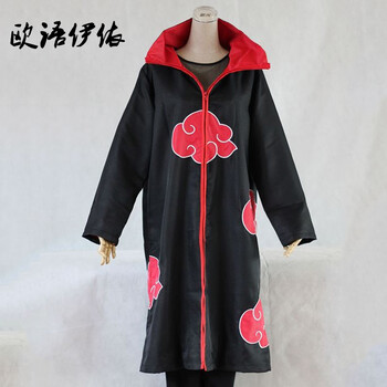 欧语伊依 动漫火影忍者鼬\/晓COS风衣 火影晓组