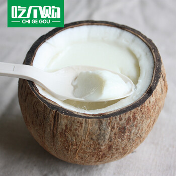 海南椰子冻奶酪果冻 新鲜椰肉椰汁果冻布丁 2