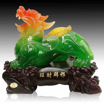 玉石招财貔貅摆件镇宅辟邪皮丘家居装饰品客厅办公室摆件开业礼品
