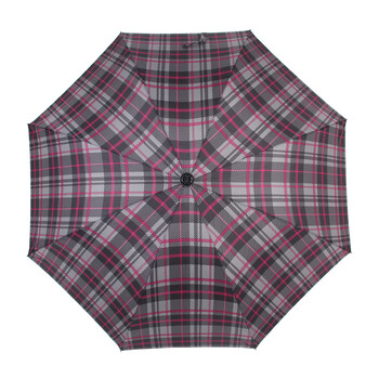 雨景新品 老人拐杖伞晴雨两用超强加固长柄伞礼品伞孝顺爸妈必备 格子拐杖伞