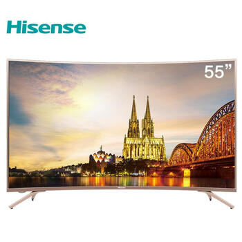海信(hisense)hz55a66 55英寸超高清4k hdr 人工智能液晶曲面电视wifi