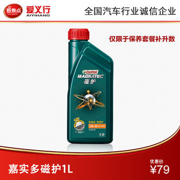 爱义行汽车到店养护 嘉实多磁护小保养套餐 机