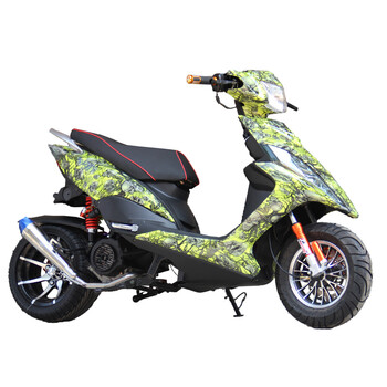 150cc鬼火摩托车踏板车改装越野摩托车车宽胎