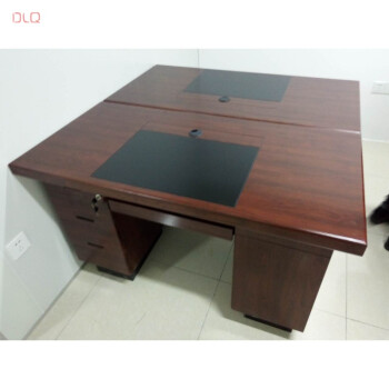 2米1.4米实木小型办公桌带抽屉经理工作台 1.