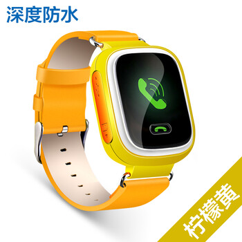 乐光新款防水款儿童智能手表360度安全防护 侧