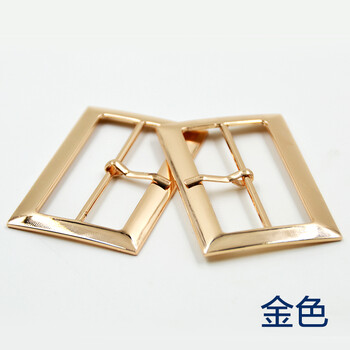 
                                                                                迈利达 金属腰扣钮扣 腰带扣三档扣日字扣口字扣环 服装包包纽扣扣子 银色带勾 内径5cm                