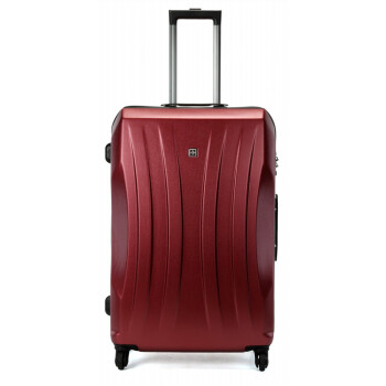 瑞世（SUISSEWIN） 拉杆箱 24英寸轻盈PC旅行箱 时尚万向轮行李箱商务旅行托运箱  SN6300 红色