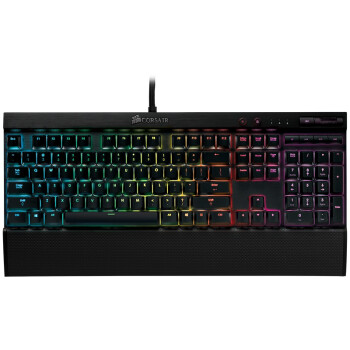 海盗船（CORSAIR） Vengeance系列 K70 RGB 幻彩背光机械游戏键盘 黑色（红轴）