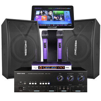 威斯汀Q1家用KTV音响点歌机套装 家庭卡拉O