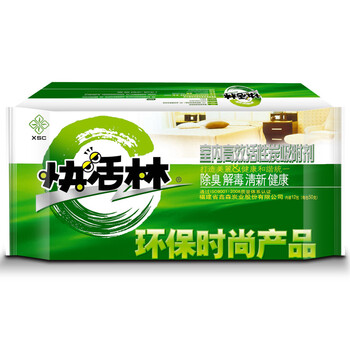 
                                        【京东超市】快活林 600g铝塑装 装修除味新房吸甲醛 家用车用去除甲醛 活性炭竹炭包                