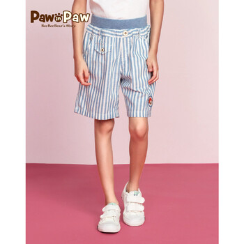 paw in paw pawinpaw宝英宝卡通小熊童装2017年夏季款男童卡通条纹