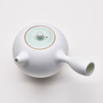 堂悦坊 握奇茶具普通套装礼盒 一壶两杯套装特价 青玉色一壶两杯普通装