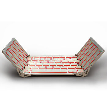 iBrave 平板电脑无线蓝牙三折叠键盘 三色背光