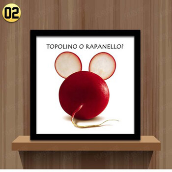 相框 照片墙 水果餐厅装饰画 现代个性挂画 蔬菜