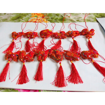 端午节儿童宝宝饰品 生日编钱锁配件 生肖属相香包荷包五彩绳挂脖