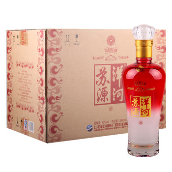 洋河 国产白酒 浓香型白酒 苏源洋河 42度 红钻 整箱480ml*6瓶