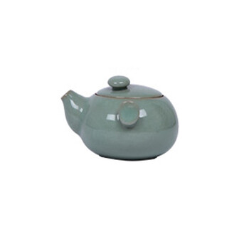 臻艺整套茶具 陶瓷茶盘干泡茶具套装  日式功夫茶具特色茶壶 一壶四杯可定制logo 四方哥窑壶特惠99元款