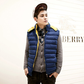 丹杰仕(DANJIESHI) 男士<em>棉马甲 青少年</em>韩版秋