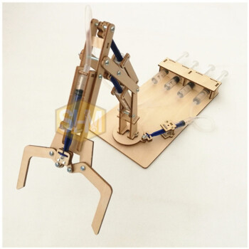 液压机械手臂diy 科技小制作小发明 学生科技课制作材料科教模型 液压