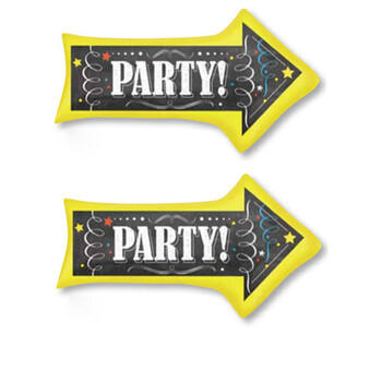 孩派HighParty/生日用品/派对装饰/派对在这里/铝箔气球/个
