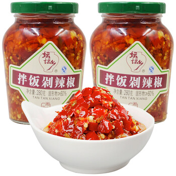 坛坛乡拌饭剁辣椒280g*2下饭辣椒酱
