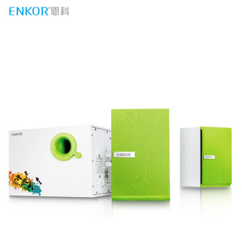 恩科（ENKOR）P111PLUS 多媒体2.1木质音箱低音炮电脑笔记本音响 绿色