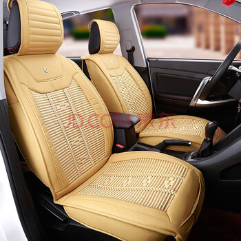 达令河16年新款汽车坐垫皮革加冰丝大包款座