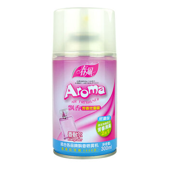 
                                        
                                                            春风 自动喷香机补充液 室内空气清新剂喷雾300ml*3瓶 酒店家用卫生间厕所除臭去异味芳香剂 3瓶（香耐）                