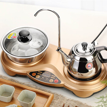 金灶茶具 食品级304不锈钢电磁炉茶壶套组自动加水器电茶壶茶艺炉工夫茶具 D-330