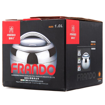 富能达（FRANDO） 1号苹果型便当盒 优质304不锈钢材质 A18（1L）
