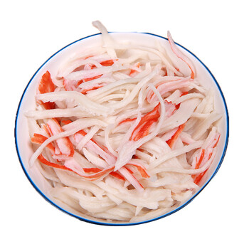 兴业海鲜 冰冻鳕鱼模拟蟹肉丝 1kg 白色 1000g