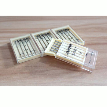 日本真善美JANOME多功能缝纫机用机针9号11号14号16号蓝针11号 9号机针缝纫薄布料